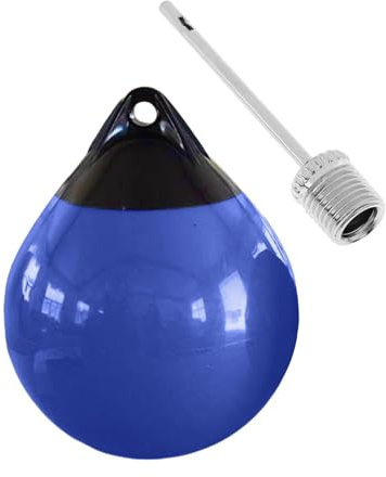 Boya de amarre inflable anticolisión flotante | Defensas de barco bola de parachoques de muelle, para marinas, veleros, esquiadores, lanchas motoras, pesca, wakeboard, mar, río