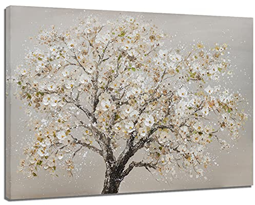 Albero di Ceraso in fiore Quadri Moderni Stampa su tela con cornice stampe da parete Astratta Pittura Quadri su tela Decorazioni da parete soggiorno salotto camera da letto cucina ufficio 30x40cm