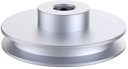 CHANCS Außendurchmesser 40 mm Einrillen-Riemenscheibe 10 mm feste Bohrung Riemenscheibe für Bohrmaschinen 6 mm PU-Rundriemen