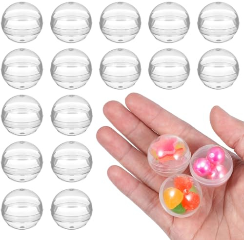 50 kleine runde Kapseln, Behälter für Spielzeug, Verkaufsautomaten, Überraschung für Kinder, Partygeschenk,