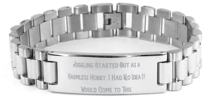 Special Juggling Gifts, Juggling Started Out as a Harmless Hobby. I Had No Idea It, Birthday Ladder Bracelet for Juggling, Juggling Balls, Juggling Clubs, Juggling Rings, Diabolo, Footbags, Devil
