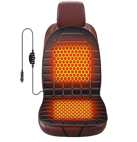 VVLXRIC Calefactor De Coche, Dos Niveles De Control Inteligente Funda Asiento, Propósito General Profesional Funda Calefactable Asiento Coche, Camión,Todoterreno O Furgoneta 1 Paquete