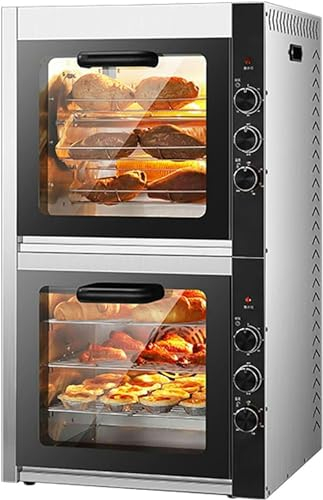 GFXYQPDNV Machine À Pizza À Pâtisserie À 10 Mitriques, 1400 Watts / 2800 Watts Patates Douces, Four À Patates Douces en Acier Inoxydable, Four À Patate Douce, 360 ° L