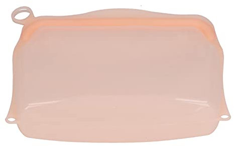 Uadme Wiederverwendbarer Lebensmittelbeutel aus Silikon, Lebensmittelaufbewahrungstasche, wiederverwendbar, verdickt, tragbar, Gemüse, Obst, tägliche Notwendigkeiten, 1,5 l, für Küche