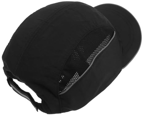 Anneome Bump for Sites Construction Electrical Maintenance En and Material Breathable Safety Cap with Impact-resistant Design 812, Nylon and Eva Black Long Brim Hat for Comfortable