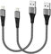 iPhone Charger Cable Short 30CM 2Pack, MFi Certified iPhone Lightning Cable 0.3M Short iPad Charging Cord Nylon iPad USB Wire Fast Charging iPod Lead Wire for iPhone 14 13 12 11 Pro Max XS 8 7
