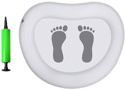 Gonflez rapidement la baignoire de nettoyage des pieds pour l'entrée de la piscine, comprend des pompes à air compactes, une baignoire gonflable essentielle pour la plage, le camping