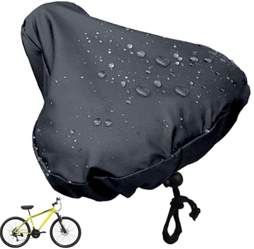 FVPKYUR 27x24cm Fahrradsitz Regenschutz, Sattelschutz Wasserdicht Fahrrad, Fahrradsattel Regenschutz, Wasserdicht Fahrrad PVC Fahrradsattel ÜBerzug, Fahrradsasttel Überzug