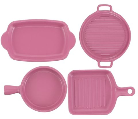 Mikikit Miniature Piatti Cucina per Casa delle Bambole Utensili da Cucina in Miniatura Modelli di Piatti Decorazione e Gioco Creativo