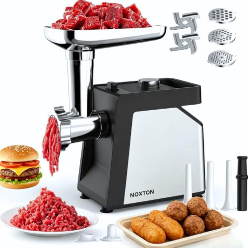 Noxton Meat Grinder Electric,2600W Meat Mincer for Sausage Maker for Home Use Stainless Steel