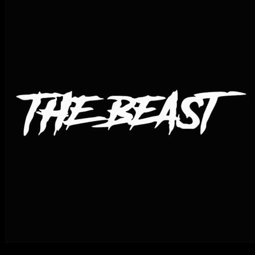 The Beast Lustige Vinyl Autoaufkleber Aggressive Stoßstangenaufkleber Coole Außenautografiken für Männer Frauen