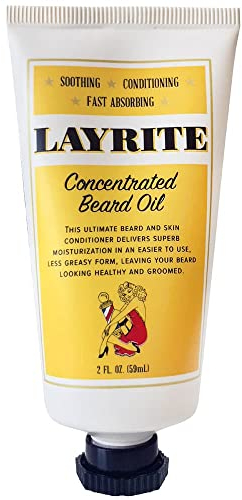 Layrite Concentrated Beard Oil 59ml | Soothing | Conditioning | Fast Absorbing