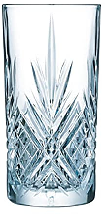 Arcoroc Arc L7255 Broadway - Bicchieri da Long Drink, 380 ml, in Vetro, Trasparente, 6 Pezzi