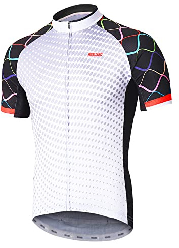 ARSUXEO Cykeltröja för män kortärmad mountainbike jersey ljus cykel t-shirt andningsbar cykel topp ZY84, Zy846, XL