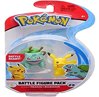 Pokemon - Battle Figures - Bulbasaur vs Pikachu (PKW0132)