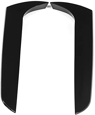 Aileron Latéral Arrière 2 Pièces Aileron Latéral de Lunette Arrière Noir Brillant Entretien Remplacement pour B8 Allroad Avant 2009-2016 Aileron Latéral Arrière Accessoires