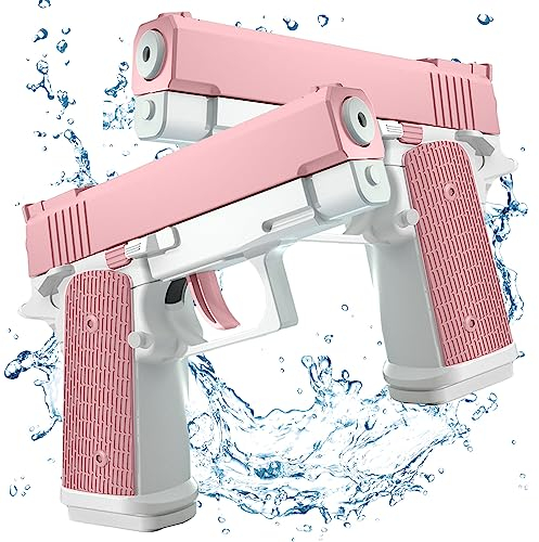 2 Stück Wasserpistole Spielzeug für Kinder,Mini Wasserpistolen,Wasser Spritzpistole Kunststoff,Premium Wasserpistolen Set,kleine wasserpistole,Outdoor Aktivität Wasserkampf(C)