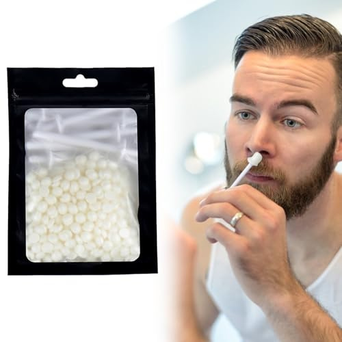 Nasenhaar Wachs Set Mit 50 G Nasen Wachs, Asenwachs Kit Mit 8 Applikatoren, Nasenhaar Wachs Nose Wax Kit Haarentfernung Set Für Männer Für Männer Und Frauen
