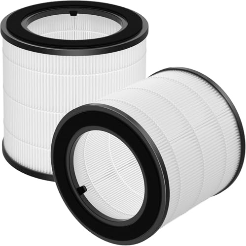 2 FY0194/30 HEPA Filter-Ersatzfilter Kompatibel mit Philips Filter Luftreiniger 800 Serie - AC0830/10 AC0820/30 AC0820/10 AC0819/10, H13 HEPA Air Purifier Filter& Nylon-Vorfilter FY0194/30, Weiß