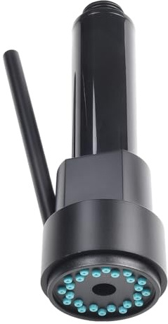 HOHOVYVY Kitchen Tap Spray Head, Upgrade Your Faucet Performance with Pull Out Spray Head Replacement for Kitchen Mixer Tap Black Color