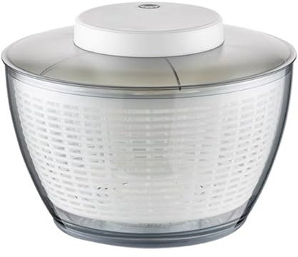 Electric Salad Spinner, Lettuce Cleaner and Dryer, Vegetable Washer Strainer Spinner, with 4.75L Bowl, Rechargeable, for Vegetables, Noodles, Fruits, Kitchen Use