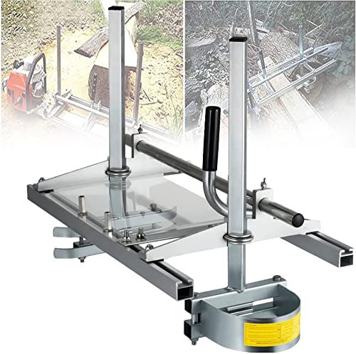IEOWY Fresadora de Motosierra, fresadora de tablones portátil, Herramienta afiladora de Motosierra, Barra guía portátil de Acero inoxidablehierroaluminio de 36 Pulgadas para fresadora de Motosierra