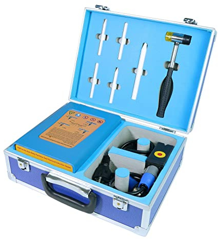 1380 W, strumento di riparazione del riscaldamento a induzione, per ammaccature (hot box), set di riparazione elettromagnetico a induzione, con candele, martello e chiavi, adatto per riparare