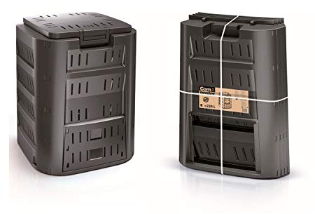 Prosper Plast IKL380C-S411 71.9 x 71.9 x 82.6 cm Compogreen Composter - Black