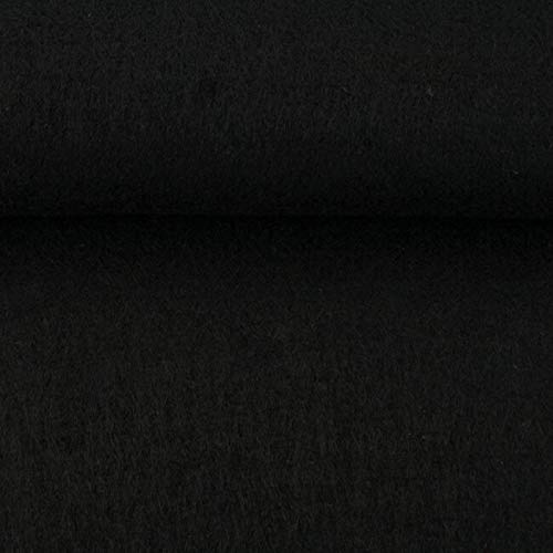 ggm® Filz Taschenfilz 4mm, einseitig beschichtet, 0,5 lfm, 102 cm breit (schwarz)