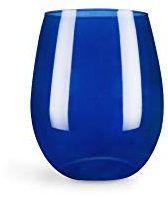 Excelsa Lot de 6 verres, verre, bleu cobalt