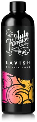Auto Finesse Lavish Ceramic Foam Spray Sealant | Car Wax Spray with SiO2 Ceramic Coating | Quick Detailer & Hydrophobic Wash Protection | 500ml | UK Made