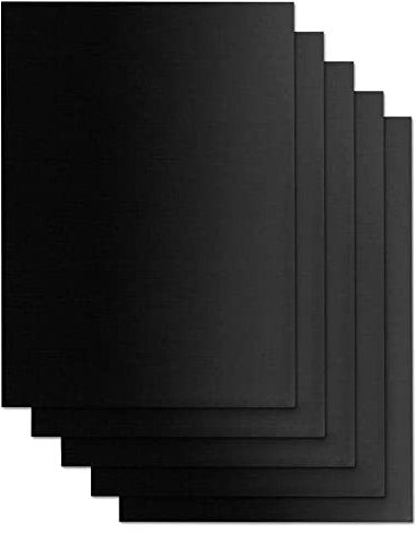 Lot de 2 tapis de cuisson anti-adhésifs réutilisables en téflon pour four à gaz, charbon et four électrique 40 x 33 cm