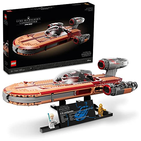 LEGO Star Wars 75341 Le Landspeeder de Luke Skywalker, Maquette de Vaisseau Spatial, Adultes, Ultimate Collector Series