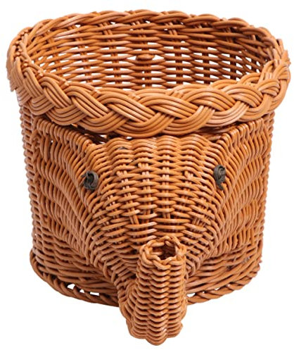 CAXUSD Design Woven Basket Large Fruit Snack Storage Desktop Organizer Housewarming