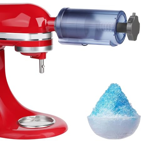 Eisrasierer-Aufsatz für KitchenAid Standmixer, effiziente Rasureismaschinen, hochwertige Rasiereismaschinen, essentielle Mixer-Teile und Zubehör mit 8 Formen Aooaid