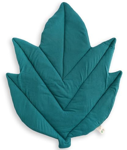 Baby-Spielmatte & Teppich – OEKO-TEX 100 Klasse 1 zertifiziert, leicht, gepolsterter Komfort – Perfekt für Wickeln, Spielen & Bauchlage 64x91 cm (Dunkelgrün)