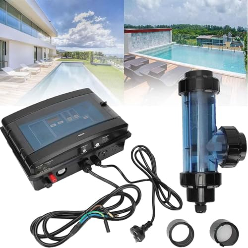 GYQSSD Schwimmbad-Chlorinator, Salzwasser-Pool-Chlorgeneratorsystem, 10/15/20/30/50 g/h Salzwasser-SPA-Chlorinatorgerät, für Schwimmbad, Spa-Wasseraufbereitungsmaschinen,50g/h
