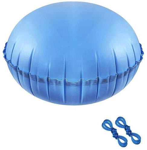Voarge Coussin de piscine d'hiver rond, durable, solide, résistant au froid, pour piscine hors sol, accessoire de piscine, gonflable pour couverture de piscine et bâches d'hiver