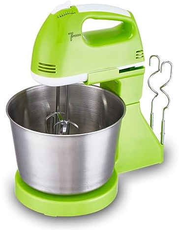 HIQIDI Impastatrice elettrica Portatile a 7 velocità, impastatrice elettrica da Cucina in Acciaio Inox, Frusta per Panna, frullatore per impasti per Torte (Colore: Verde)