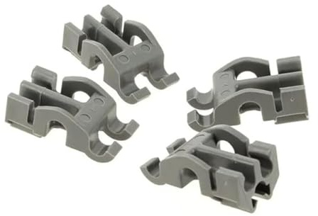 SOS Accessoire Lot de 4 paliers de panier inférieur pour Lave-vaisselle WHIRLPOOL 481010600198, 481253578098