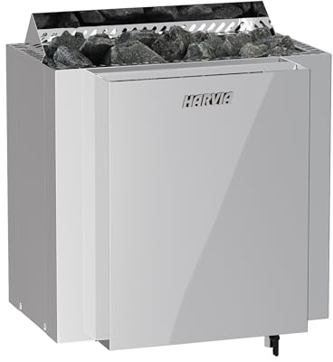 Harvia Qubic Combi BQ60S Steel 6 kW Saunaofen mit Verdampfer Verdampferofen