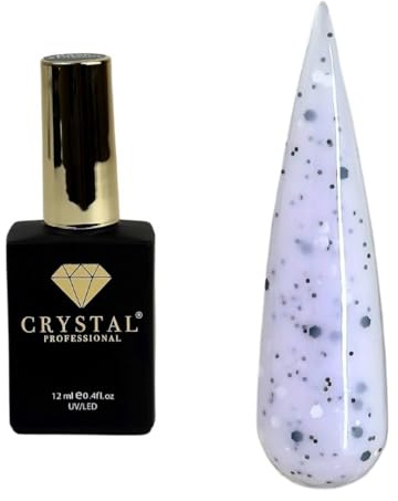 Base Coat UV Gel 12 ml | Base para uñas con consistencia similar a yogur y fuerte adhesión | Camuflaje Base Coat para uso profesional | Esmalte UV | Blanco y Gris 006