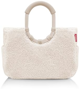 reisenthel loopshopper M teddy sand – Stabile Tasche mit praktischen Fächern aus recycelten PET-Flaschen – Eleganz beim Einkaufen, viel Funktion inklusive!