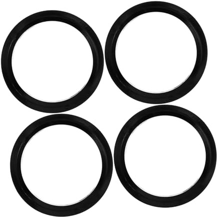Gogogmee 4 Piezas Anillos Centradores de Rueda para Coche Adaptadores de Cubo Plástico para Decoración Exterior y Centrado de Llantas