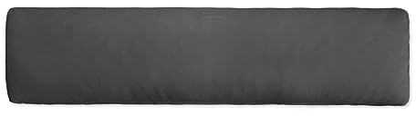 Traumschlaf Feinjersey Seitenschläferkissen Bezug – Weicher Jersey Kissenbezug aus 100% Baumwolle, atmungsaktiv & hautfreundlich, mit Reißverschluss – 40x140 cm, anthrazit