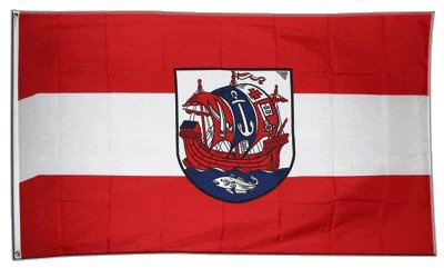 Flaggenfritze Fahne/Flagge Deutschland Stadt Bremerhaven + gratis Sticker