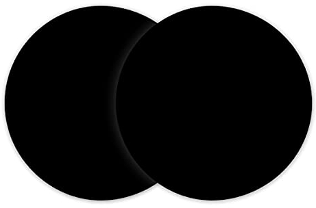 2 tappetini per forno a microonde in silicone multiuso, 30,5 cm, antiaderenti, in silicone, tappetino per forno a microonde, resistente al calore, tappetino per forno a microonde (nero)