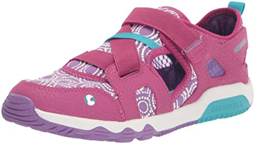 Merrell Sandali unisex per bambini Hydro Free Roam Monarch Chroma, Fucsia, 7 Big Kid
