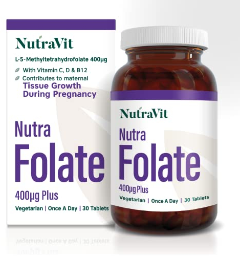 NUTRA FOLATE 400MCG PLUS 30's