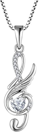 Starnny Collier Femme Argent 925/1000,Pendentif Phénix 3A Zirconium Bijoux pour Femmes